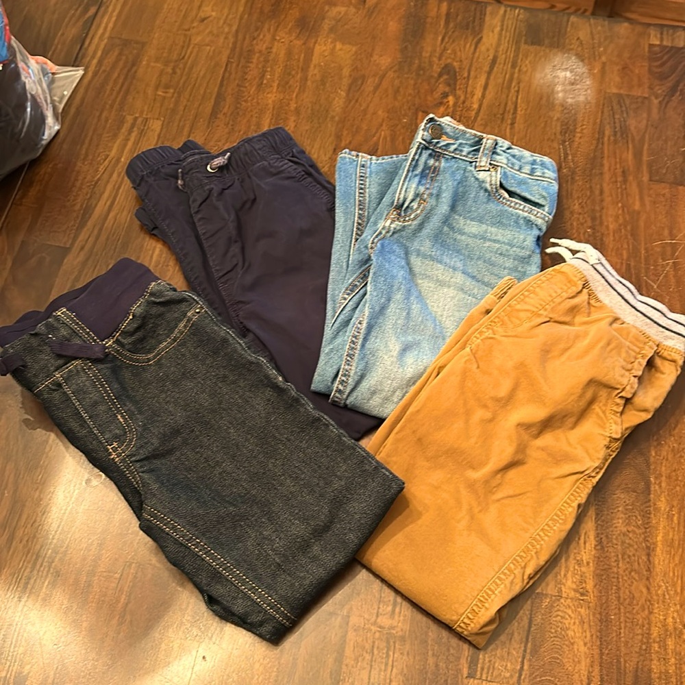 Bundle of Four Boys Pants, size 6/7